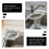 1 Set Abflussfilter Halter PP Spüle 10
