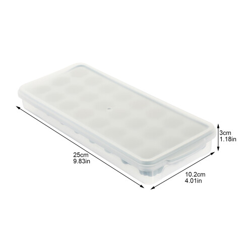 Silikon Eiswürfelform Mit Deckel Wiederverwendbar Für 1 Set 1