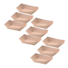 100Stück Kraftpapier Salatbehälter Zum Mitnehmen Khaki