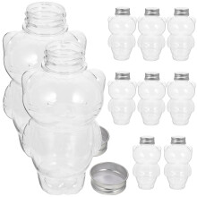 Transparente Milchflasche Getränkebehälter Tragbar 10