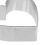 6 Styling Cold Perm Biskuitform 9,20x7,20x2,40 cm Silber 7
