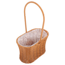 Geflochtener Blumenkorb Dekorativer Halter Mehrzweck Picknickkorb