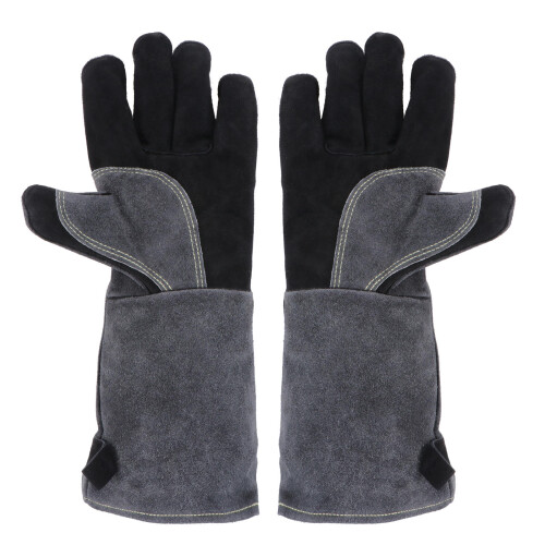 Ofenhandschuhe Grau 1 Set 16 Zoll