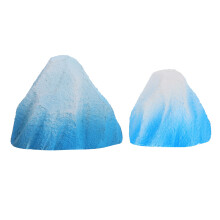 2 Stuks Aquarium Sneeuwberg Decoratie Onderwater IJsberg Figuur