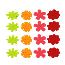 140 Rote Und Lila Filzblumen Zum