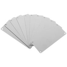 10 Schilder Namensschild Metall Stanzen