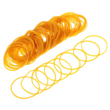 Elastische Gummibänder Orange 300 1,6x1,6x0,08 Zoll Für Büro