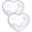 2Stk Love Glasplatte Steakplatte Multifunktions 1