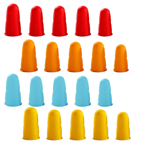 Hot Glue Finger Caps Aus , Sortierte , 20