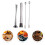 1 Set 4 Cocktail Muddler Für Bar Farben 6