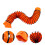 Ventilationsschlauch Orange PVC-Mesh-Gewebe 1 4