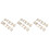 3Stk. 10-Teiliges Holz- -Set 0-9 - Selbstklebend 4