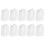 10Stück Eiscreme Box Pet Mousse Box Einzeln 10