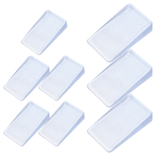 Mrless 8 Transparente Kunststoff Türstopper Für Wackelnde Möbel