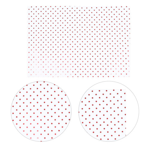 4er Set Chic Geschenkpapier Rotes Papier 1