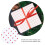 4er Set Chic Geschenkpapier Rotes Papier 8