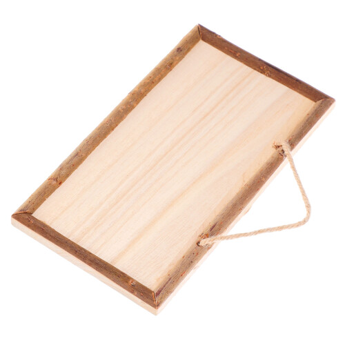 5Stk Unfinished Holz Schild Diy Plakette 1