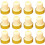 12 Goldfarbene Für 6