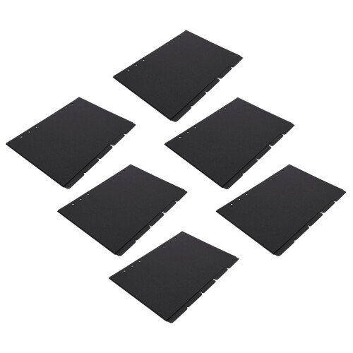 6 Sets Schnellhefter Mit Index-Trenner A5,