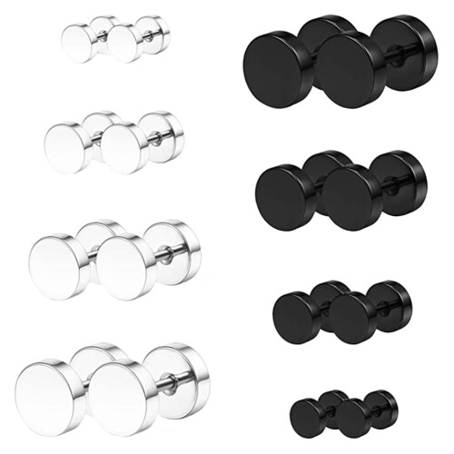 8 Paar Ohrpiercing Stifte Ohrstecker 1