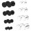 8 Paar Ohrpiercing Stifte Ohrstecker 4