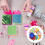 200 . Bastelpapier Bastelzubehör Scrapbooking Großpackung Kinder 7