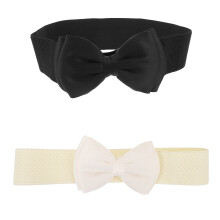 Bow Elastisches Band Für Frauen Vintage Gewebtes Material 2