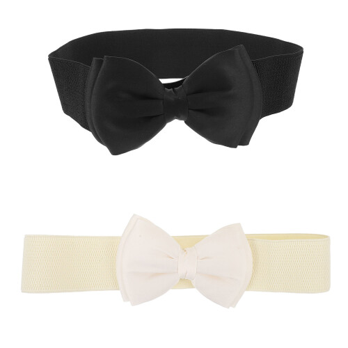 Bow Elastisches Band Für Frauen Vintage Gewebtes Material 2
