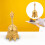 Handring Glocke Lampe Schale Schlüsselanhänger Timer Gold 11