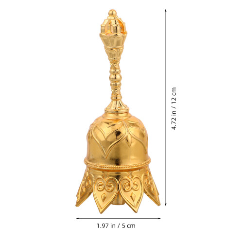 Handring Glocke Lampe Schale Schlüsselanhänger Timer Gold 1