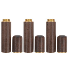 3Stk Nadelaufbewahrung Aus Holz Leichte Und Praktische Nadelbox Braun
