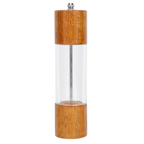 Acacia Holz Manuelle Pfeffermühle Praktischer Behälter 1