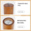 Acacia Holz Manuelle Pfeffermühle Praktischer Behälter 11