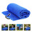 Blaues Mikrofaserhandtuch Wasserabsorbierend Für 3