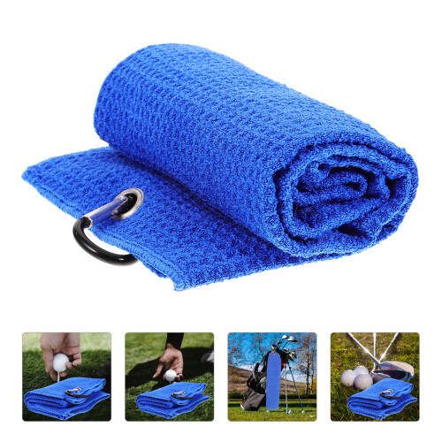 Blaues Mikrofaserhandtuch Wasserabsorbierend Für 2