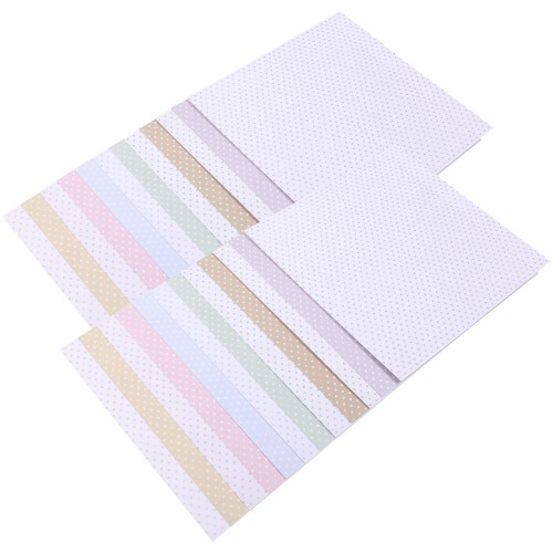 24Stk Scrapbook Hintergrundpapiere DIY Bastelmaterial