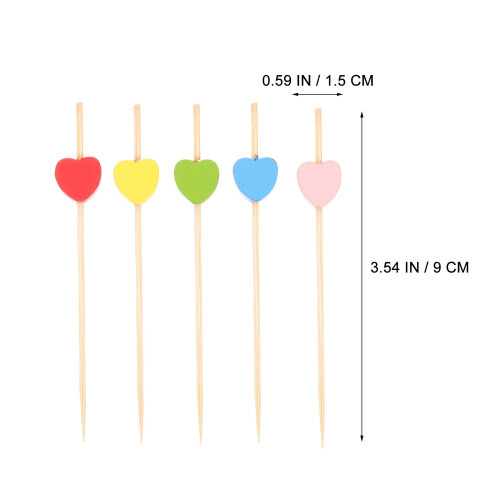 Heart Picks Für Cupcakes Und Cocktails – 100 2