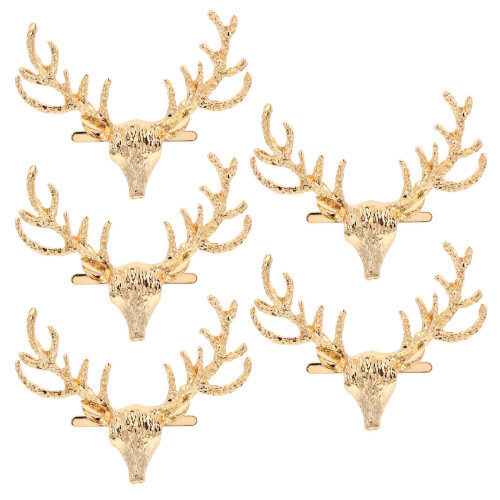 15 Teile Weihnachtsbeutelklammern Gold