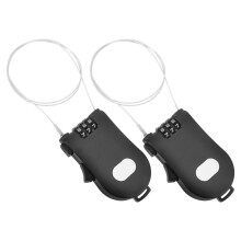 2 Intrekbare Veiligheidskabelslot Voor Motorfiets En Baby