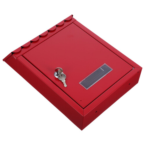Mailbox Afsluitbaar Wandmontage Rood Tinplate
