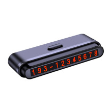 Car Phone Number Tag Board Diy Luminous Tijdelijk Parkeerplaatje