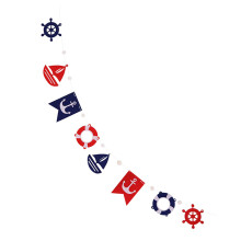 Pennant Nautisch Verjaardagsversiering Thema Feestversieringen