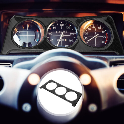 Car Dashboard Decor Cover Koolstofvezel 1 Set 2