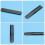 Clarinet Accessoires Mondstuk Zwart Set 6