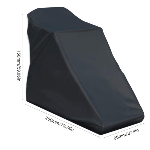 Folding Treadmill Covers DustProof Running Machine Cover-Black 2