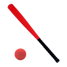 1 Set Childrens Baseball Bat Kids Softball Bat Children-Red