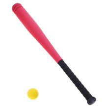 Youth Baseball Toy Training Softball Stick Soft Kids Foam-Red