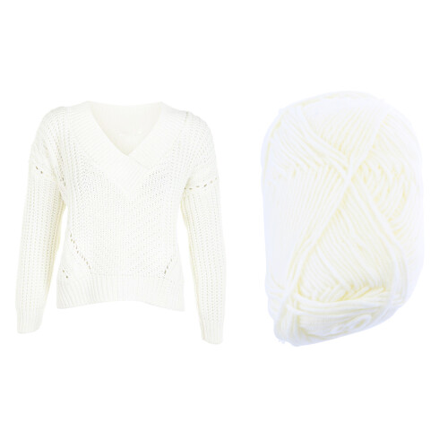 50g Milch Baumwolle Garn Chunky Handgewebt Für Pullover Mützen Schals 1