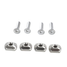 4Pcs Hydrofoil Mounting T Nut 8mm/6mm-M6 S Hexagon Screw
