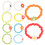 10 Teile Perlenringe Blumenperlenringe Damen Fingerringe Schmuck 10